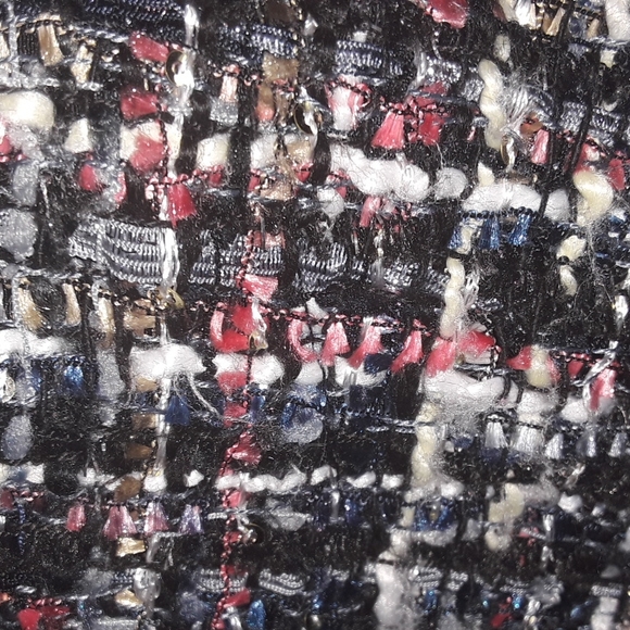 Metallic Plaid Tweed Forever 21 Jacket - Picture 4 of 8